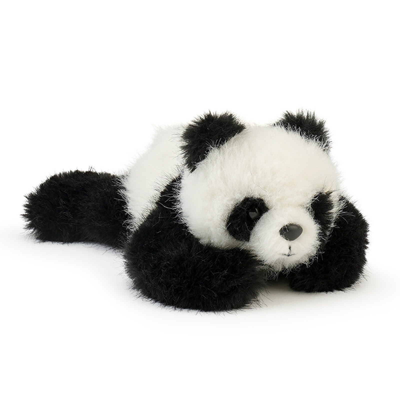 PEACH CAT Panda Stuffed Animal Cute Plushies Small Plush Toys Gifts for Kids Black and White