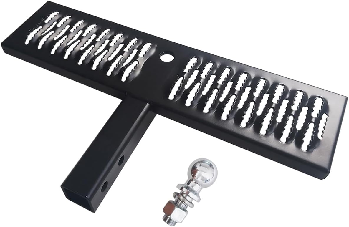 Universal Hitch Step Anti Slip and Rust Towing Bumper Guard ，Fit 2" Rear Hitch