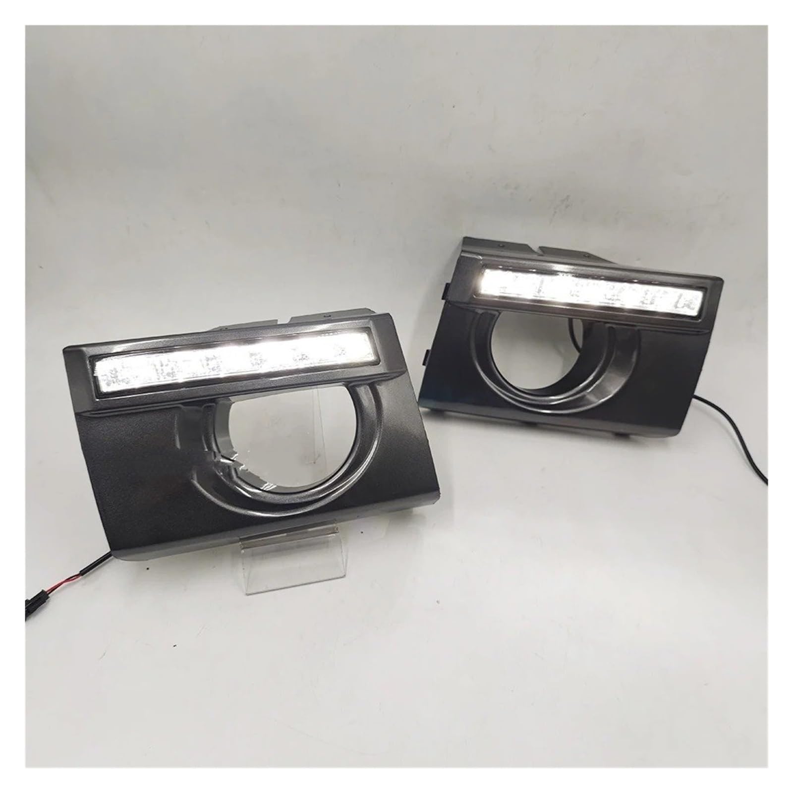Faro Proiettore 1 Coppia Per Hyundai Per Tucson 2005 2006 2007 2008 2009 Luci Diurne A LED Luce Diurna DRL Fendinebbia Copertura Della Lampada Della Nebbia Fanale Proiettore