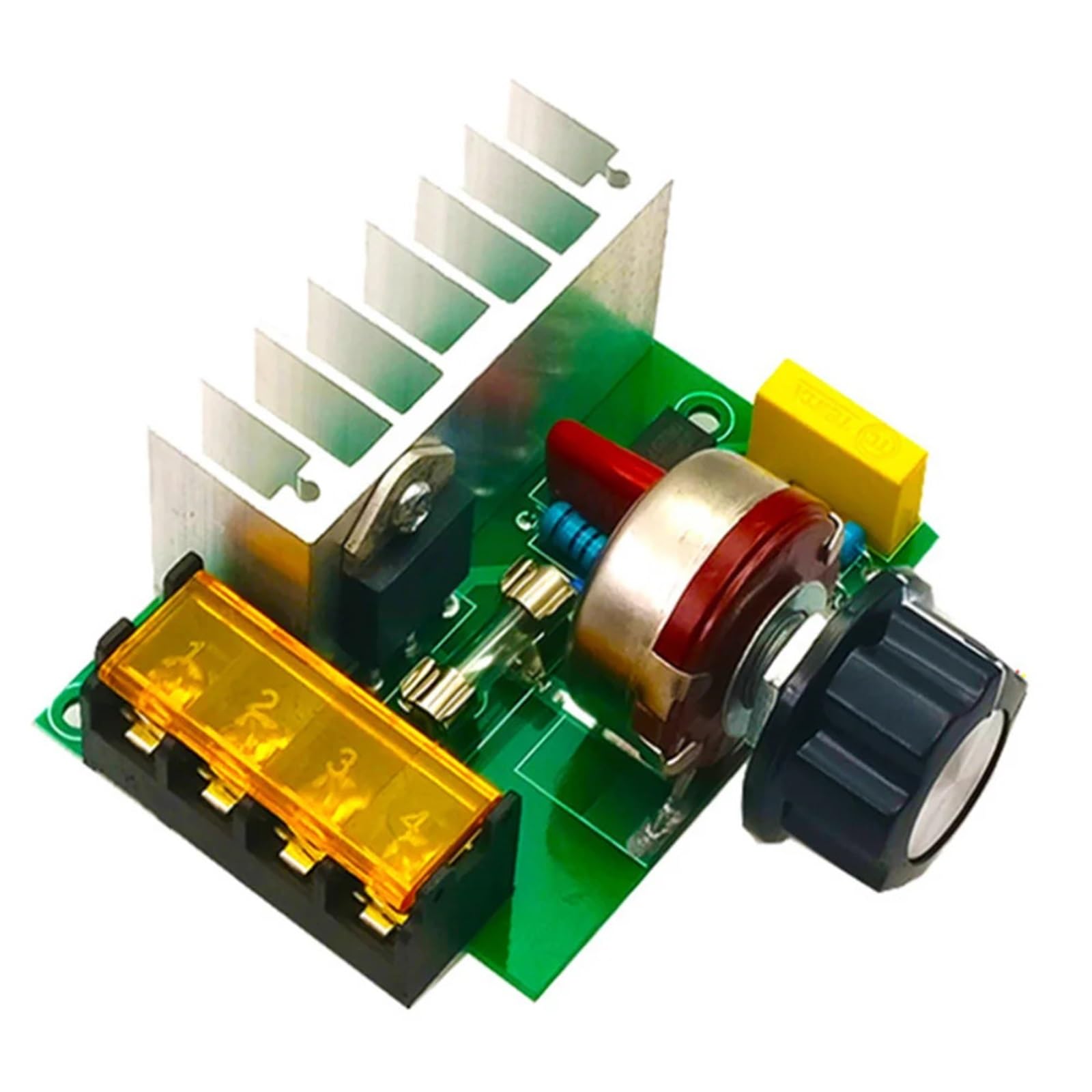 4000W AC 220V SCR Electric Voltage Regulator Motor Speed Controller Dimmers Dimming Speed With Fuse