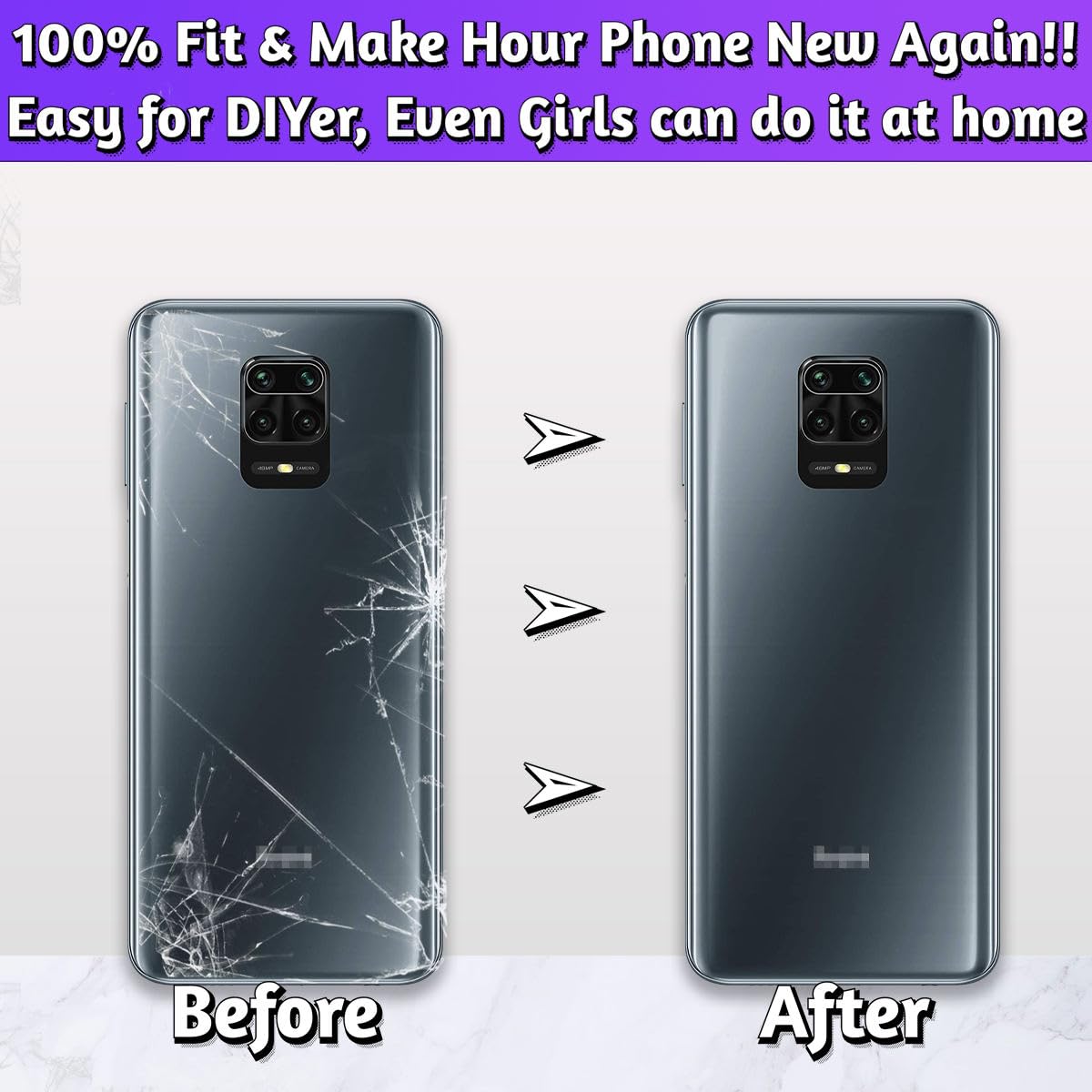 COPRI BATTERIA PER XIAOMI REDMI K20 /K20 PRO SCOCCA COPERCHIO POSTERIORE NERO