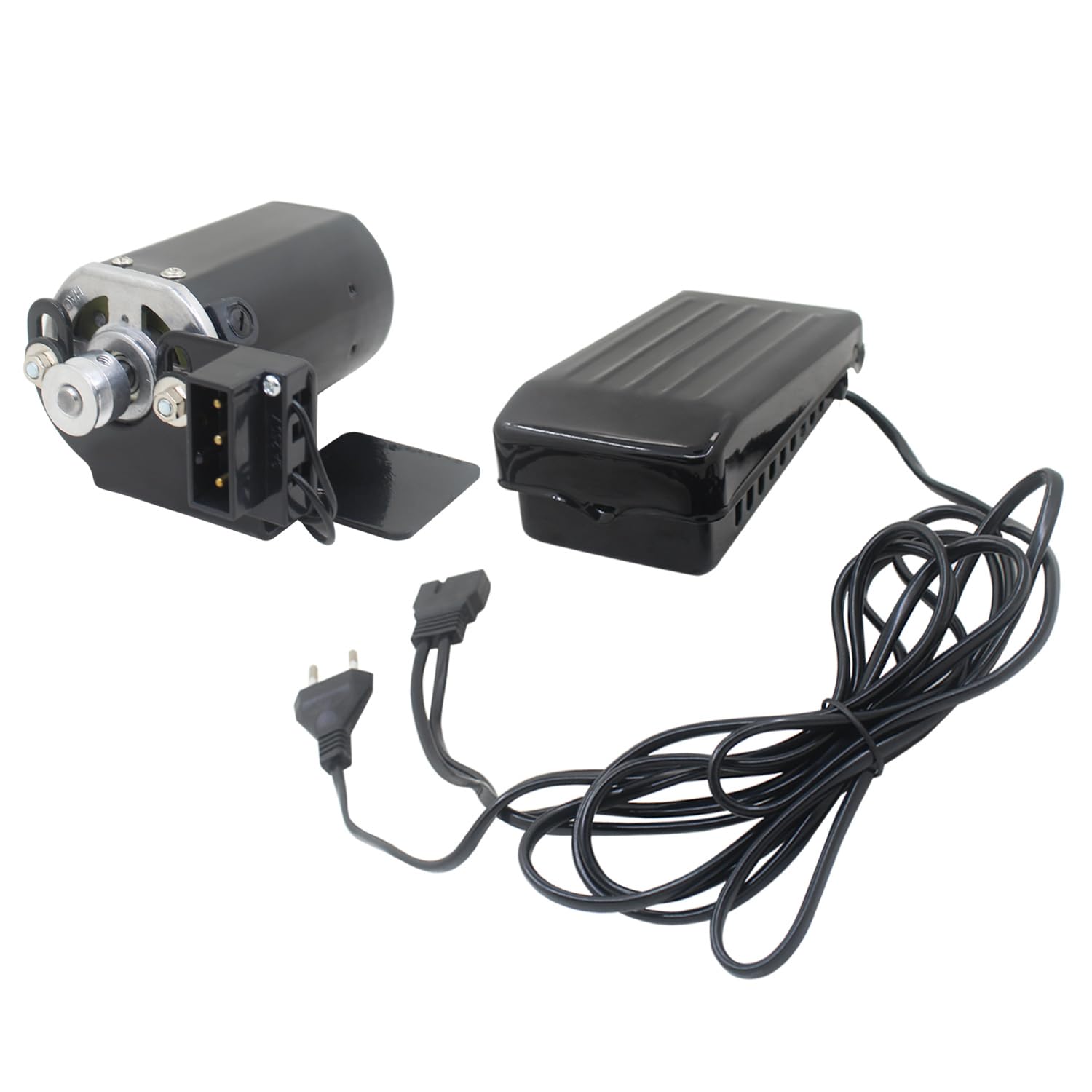 Motor y pedal maquina de coser universal domesticas pedal controlador pie motor servo maquina de costura interruptor (AC220v 250w)