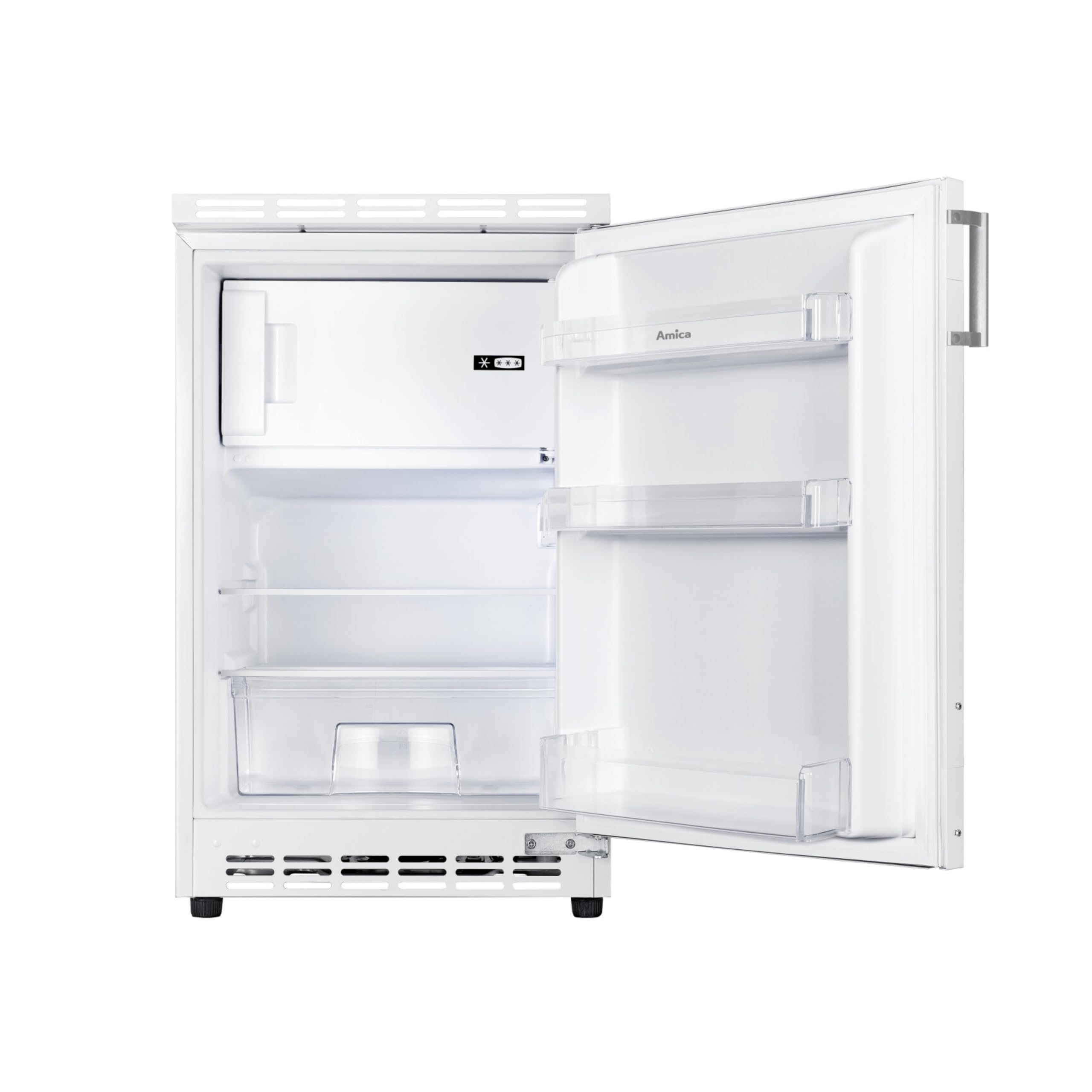 Amica UKSD 361 951 - Frigorifero da incasso decorativo, 815 mm, nicchia/controllo elettronico/motore inverter