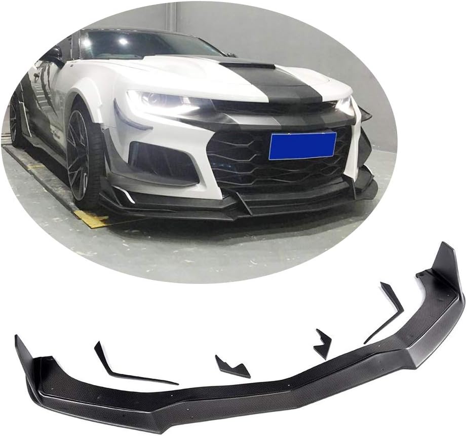 Front Bumper Lip fits Chevrolet Camaro 2Door 2016-2019 Factory Outlet Carbon Fiber CF Chin Spoiler Splitter Protector