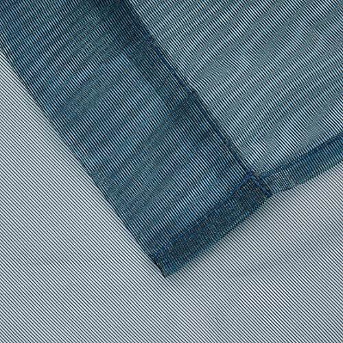 Popular Bath Capri Collection, polyster, Slate Blue, Window Curtain, W 36" x L 54" (1 Panels) - Image 4