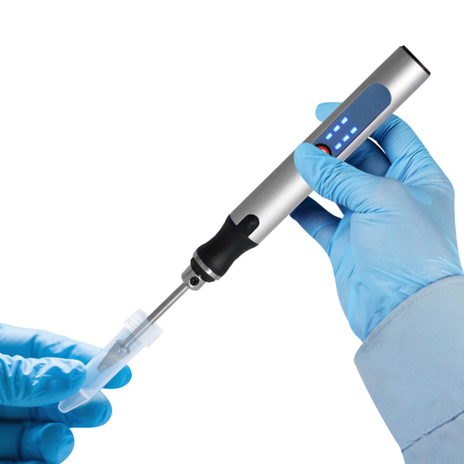 Omogeneizzatore portatile per uso in laboratorio, capacità 2 ml, velocità regolabile fino a 18000 giri/min, ideale per l'elaborazione di campioni microbici e tessuti animali/vegetali