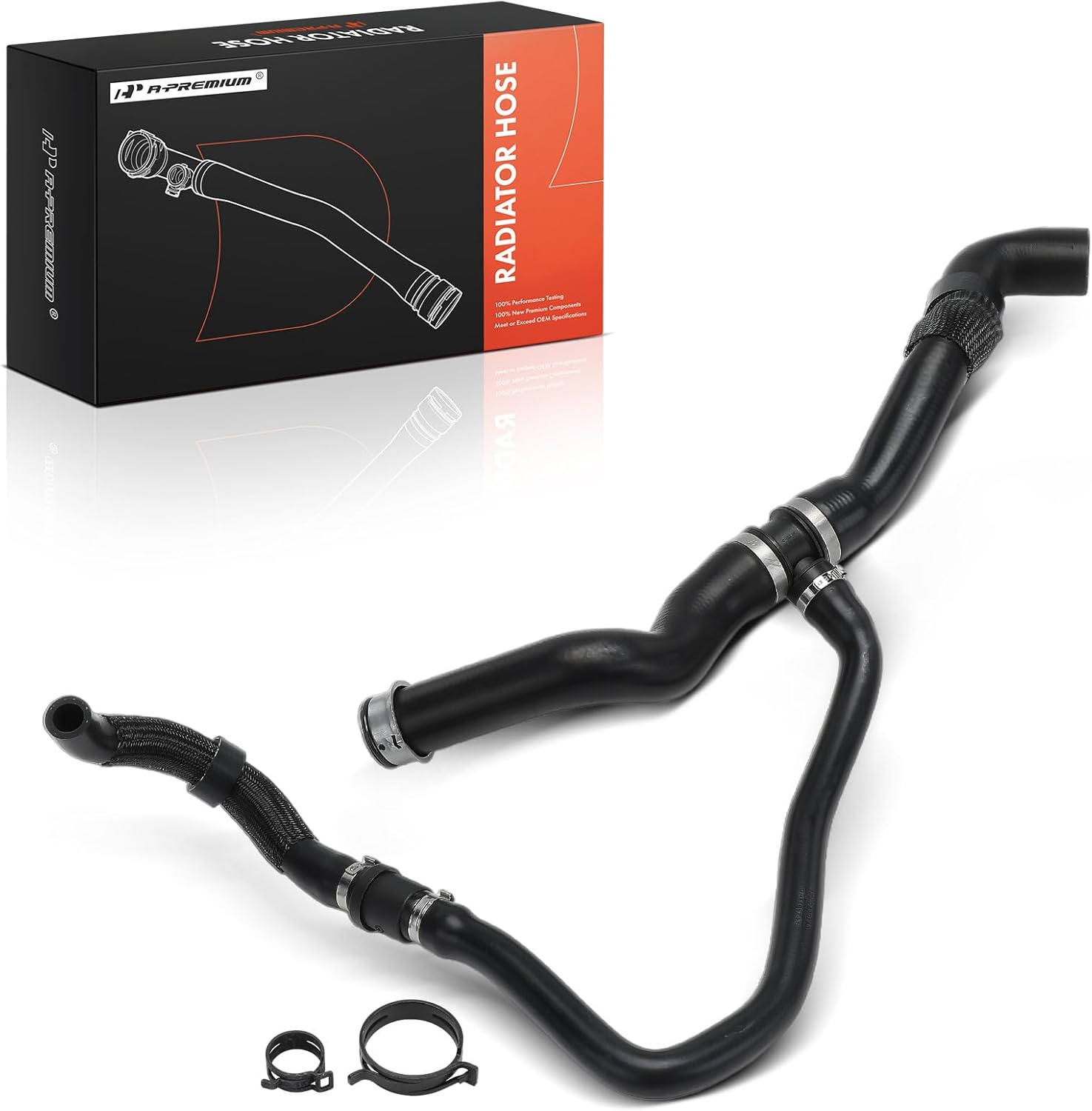 A-Premium Upper Radiator Coolant Hose Compatible with Mercedes-Benz GL320 2007-2009, GL350 2010, ML320 2007-2009, ML350 2010