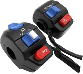 Motorcycle Switch For E-bike Gy6 50cc 125cc 150cc Moped Scooter Baja Left & Right Motorcycle Handlebar Control Switch Horn Turn Signal 12V On Off Switch