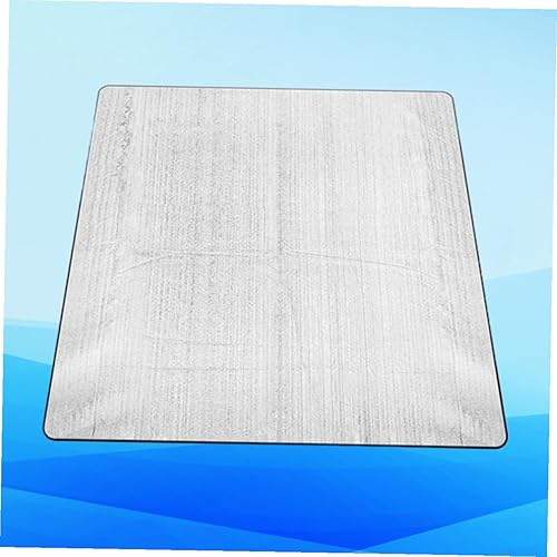 Miniatura 8 de POPETPOP Alfombra de picnic a prueba de humedad para exteriores, película de aluminio, manta para dormir, cojín ligero y plegable para senderismo,