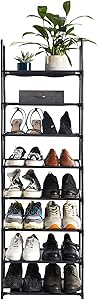 APICIZON シューズラック 8段 靴箱 下駄箱 スリム 靴 収納 省スペース 靴棚 玄関