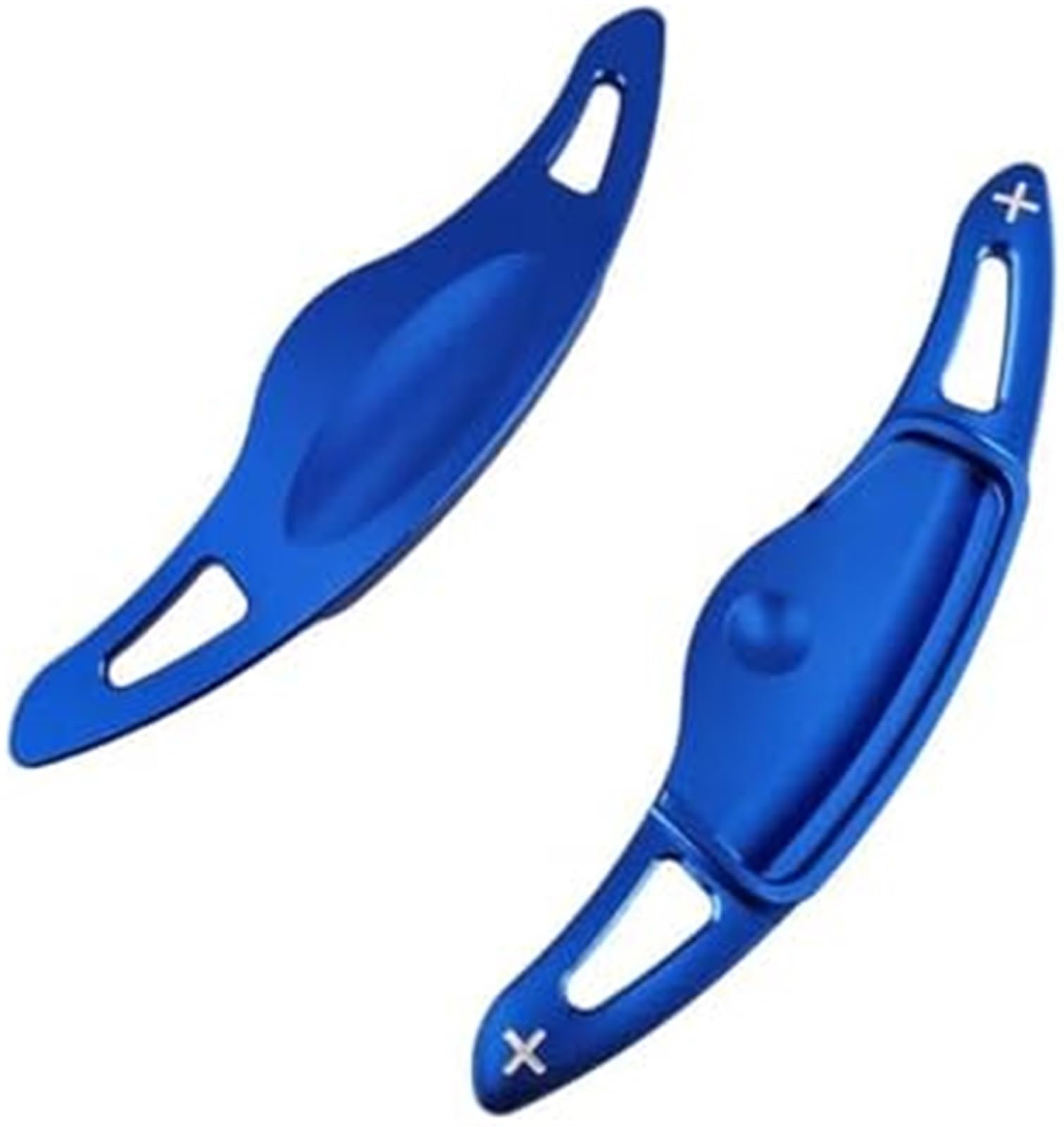 Clynex car Shift Paddle Trim Paddle Shifter Cover Extensions, for Veloster Js 2018, for Ioniq Ev, for Kona Electric I30 Pd Hybrid 2020 Car Steering Wheel Gear Extension(Blue)