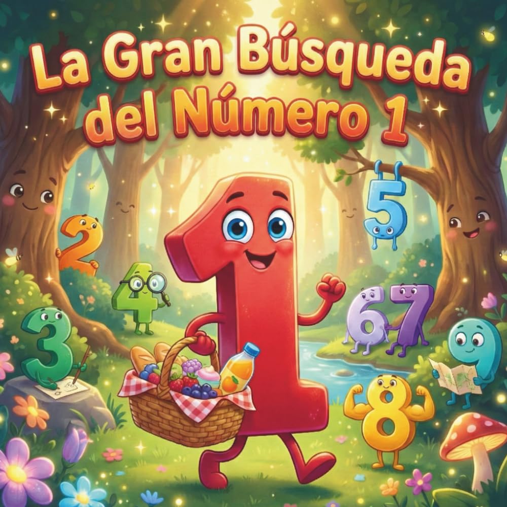 La Gran Búsqueda del Numero 1: Cuento infantil ilustrado de amistad, aventura mágia y con juegos de Busca y Encuentra.