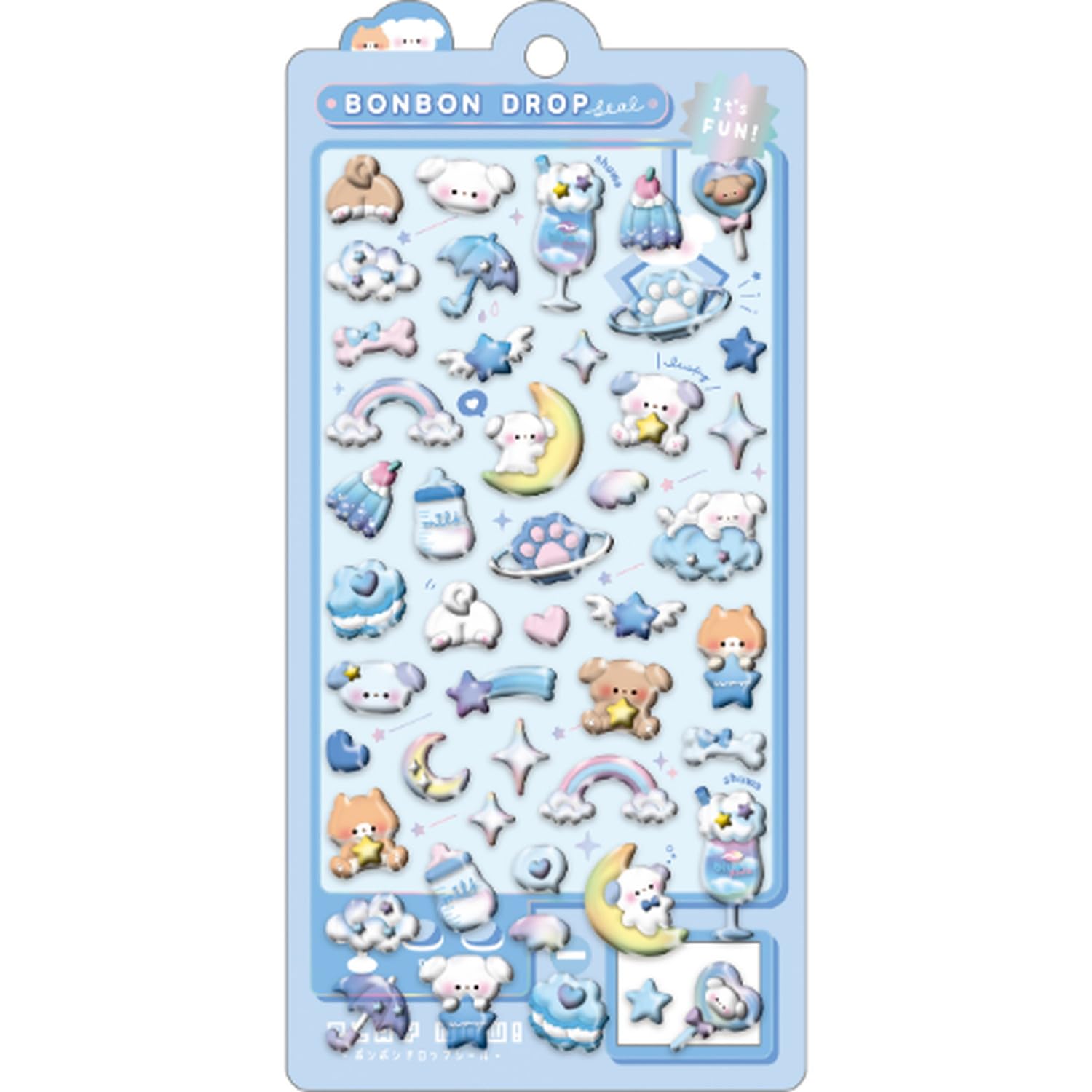 Amazon.co.jp: クーリア シール ボンボンドロップシール わんわん