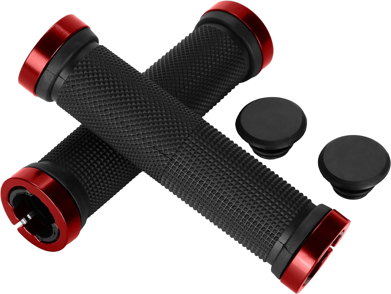 ONBICLE Bicycle Grip Cycling Lock-on Anti-Slip Cycle Handle Grips Standard Bicycle Components Color Red (1pair) (B0D9TG3N67) Amazon Price History, Amazon Price Tracker