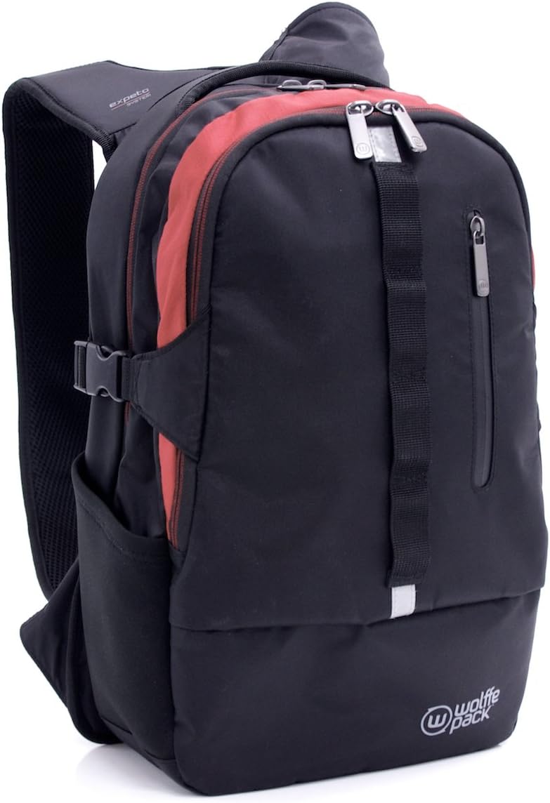 Escape Backpack - 18 Litres, Black/Red