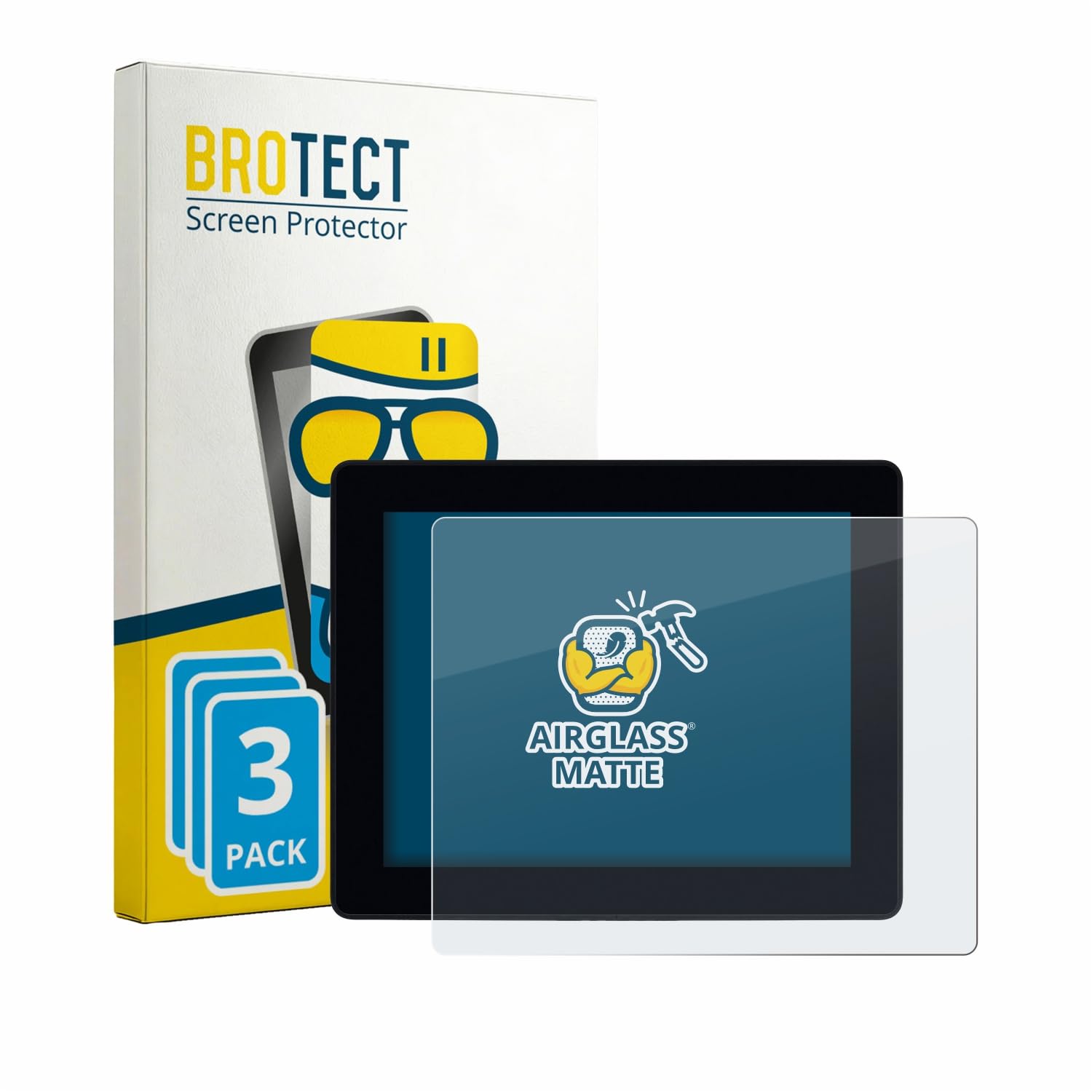 BROTECT Protector Pantalla Mate Cristal para Iiyama ProLite TF1215MC-B1 (3 Unidades) Protección Anti-Reflejos
