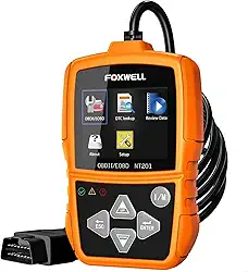 FOXWELL NT201 OBD2 Scanner Automotivo em Portugues Brasil Motor de Verificação do lLeitor de Código Profissional Ferramentas de Diagnóstico OBD2