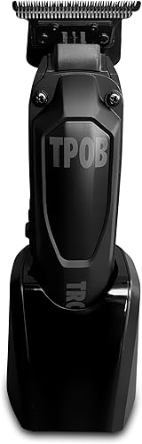 TPOB Troll Professional Barber Clipper 6800 RPM Super Torque Motor con DLC Fade Blade (recortadora opaca)