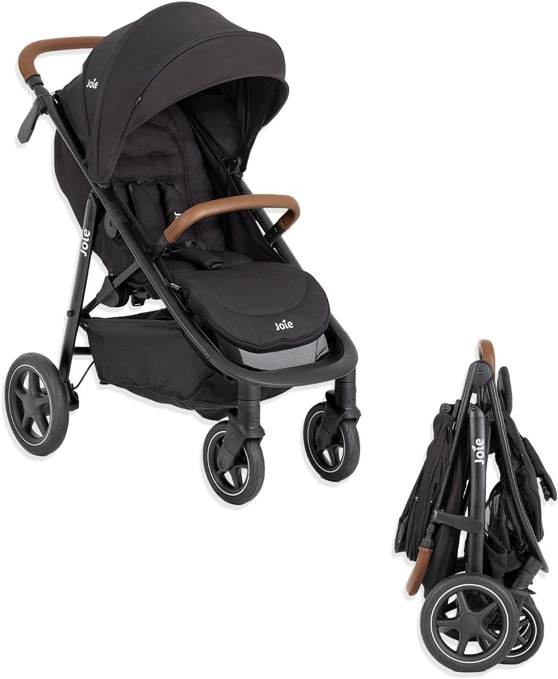 JoieBuggy & Sportwagen Mytrax Pro bis 22 kg belastbar mit Teleskopschieber, Getränkehalter & Regenschutz - Shale