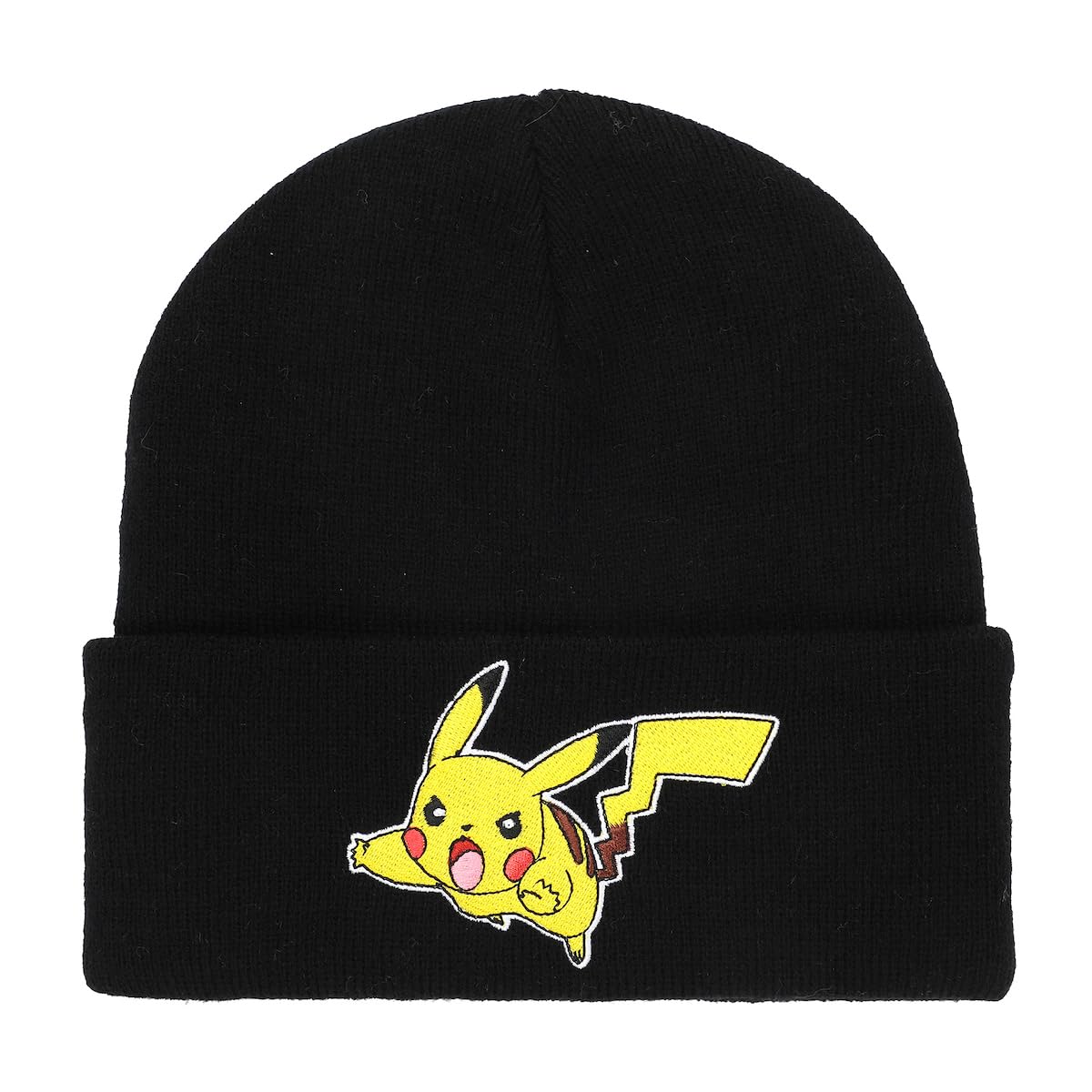 Pokemon Pikachu Black Cuff Beanie