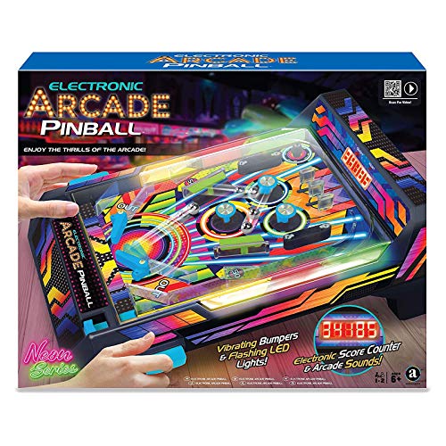 Flipper electrónico Arcade Ambassador juego de mesa retro con luces y sonidos 4