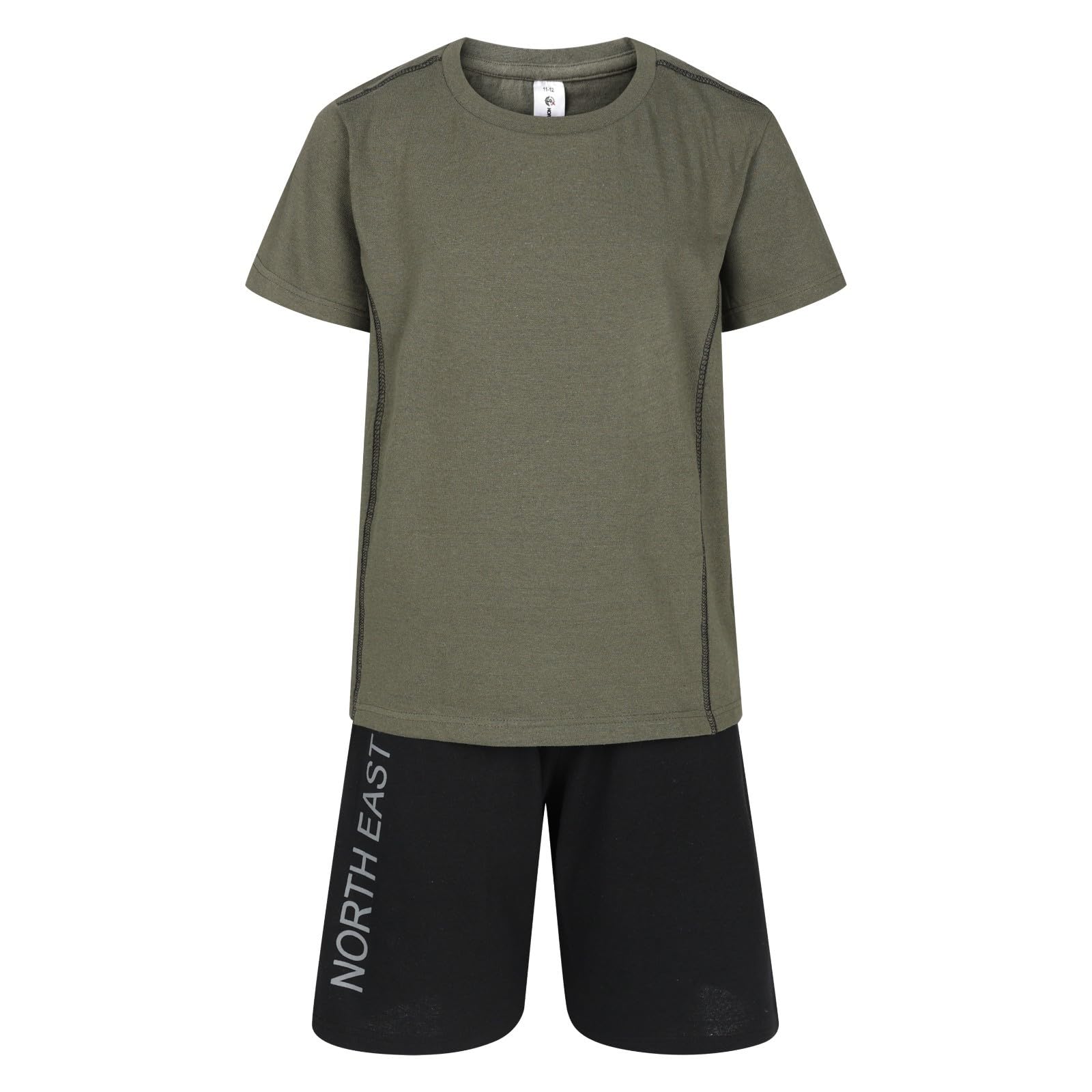 North East Boys Short Pyjamas Sleep Lounge Night Wear 9 to 16 Years PJ Sets (13-14Y - SINGLE SET Mlt/Blk)