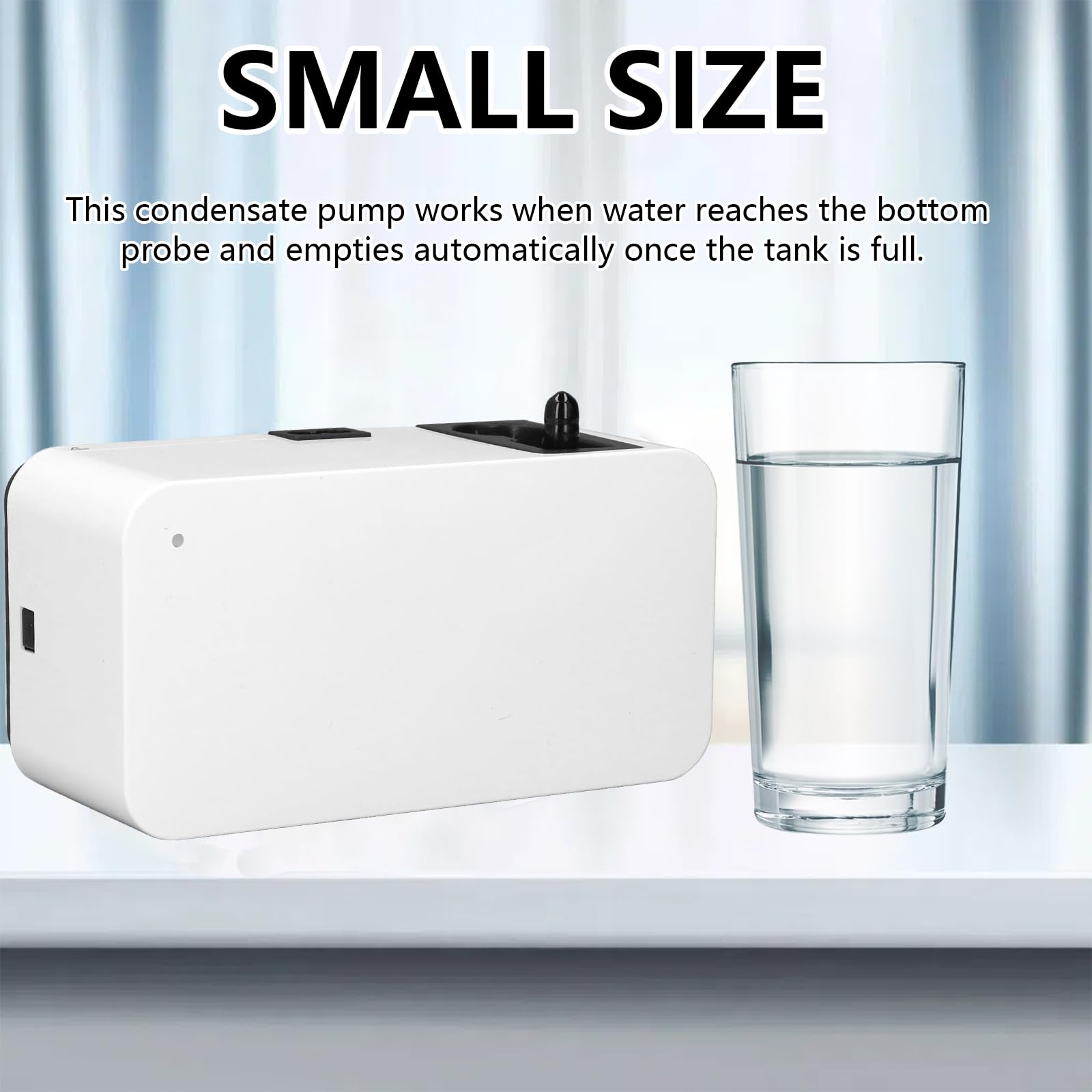 Bomba de Condensado Automática Silenciosa Ysislybin, Depósito de Agua 200 ml, 24 L/h para Calefacción, Aire Acondicionado