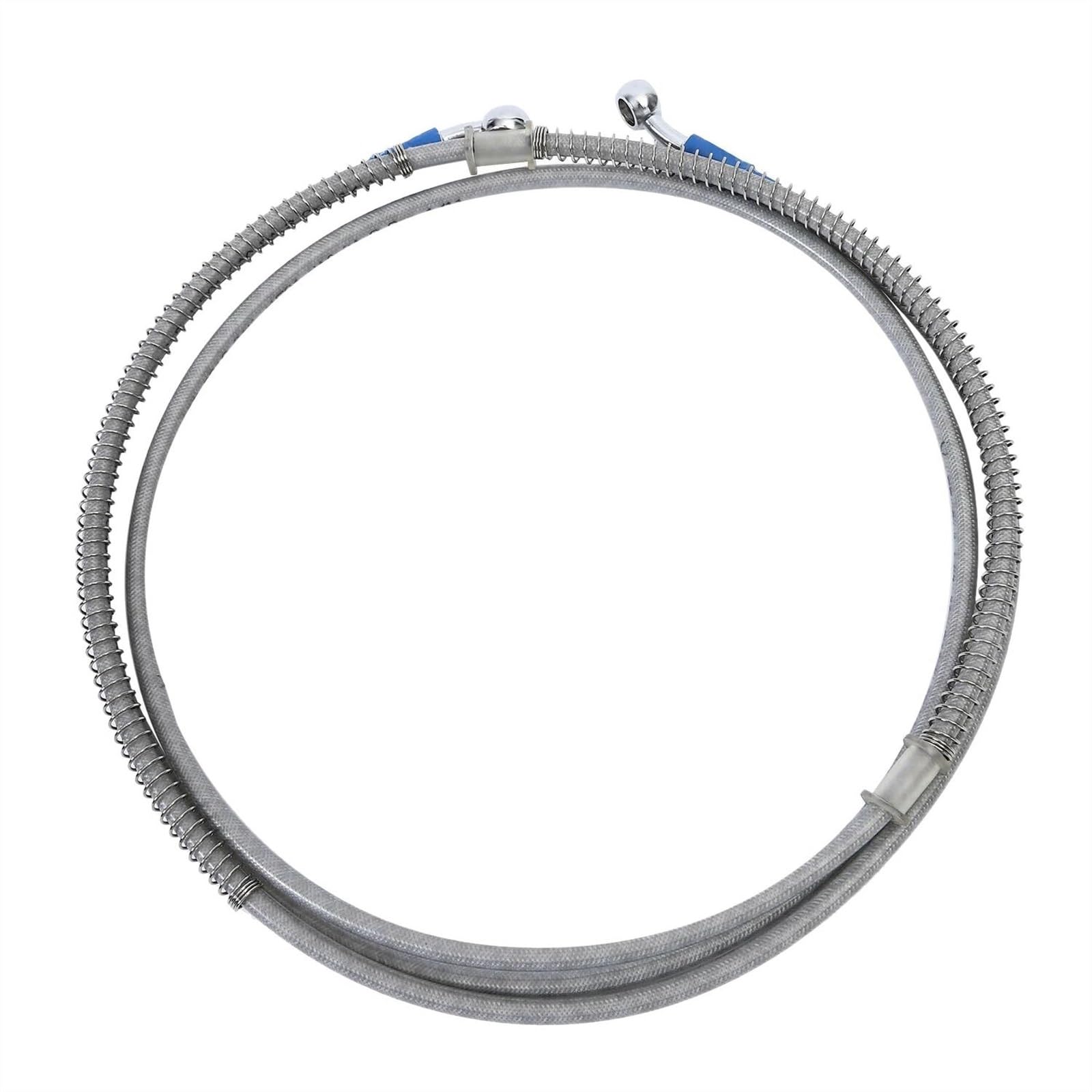 Ksxzw Silver Motorbike Part 120Cm Motorcycle Brake Oil Hose Line Stainless Steel Braided
