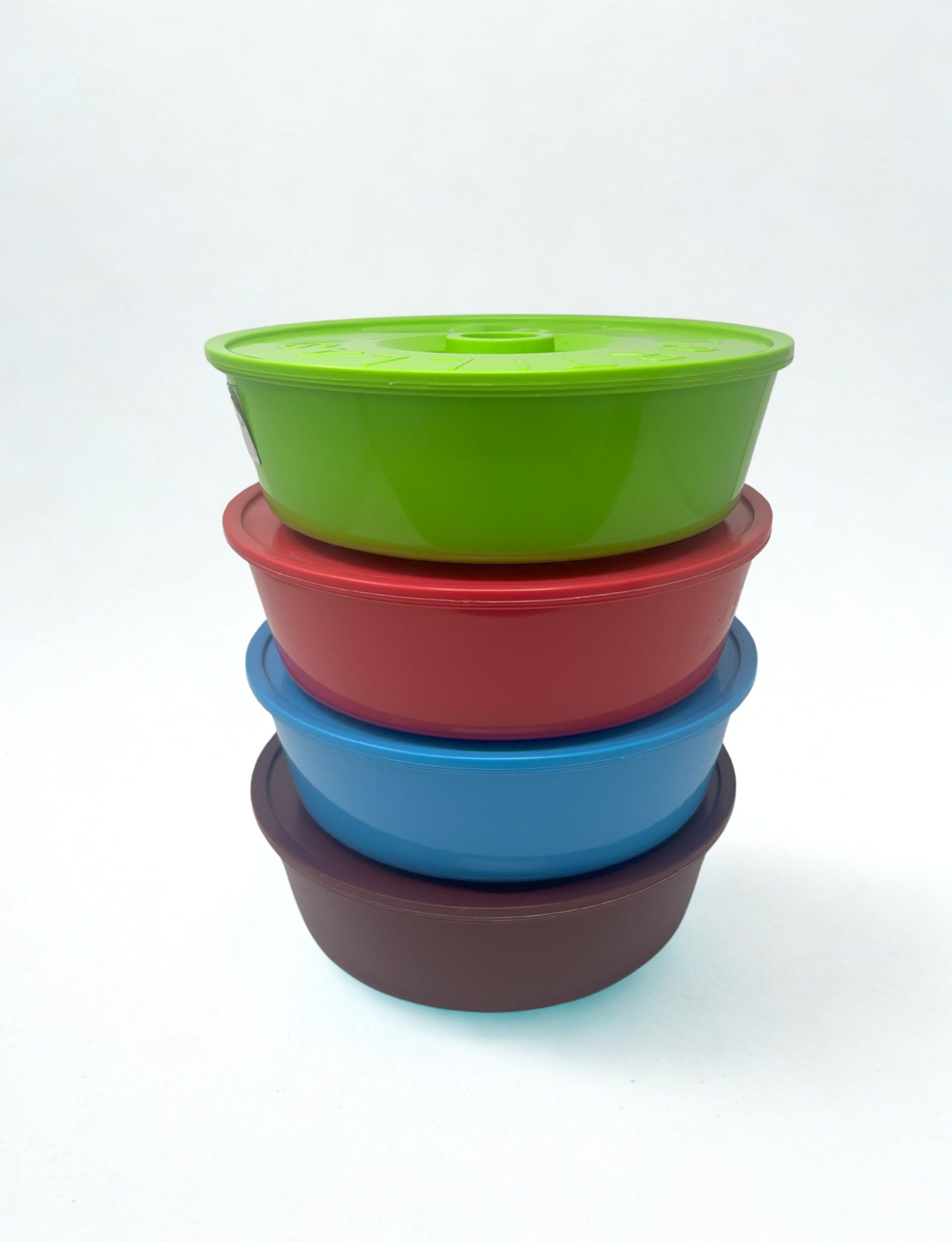 USA HomeMax 4pack Jumbo Plastic Tortilla Warmer Assorted Colors