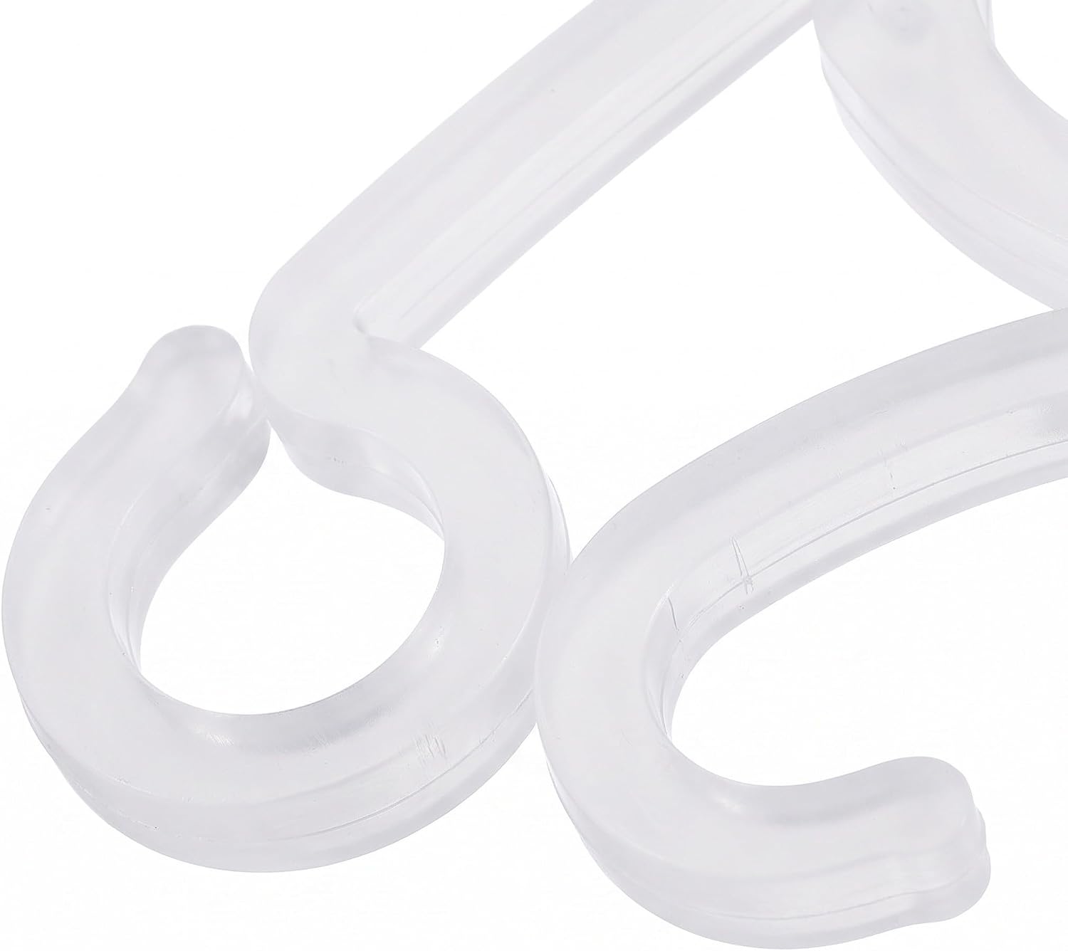 BESTYASH 200pcs Gutter Hooks for String Lights White Pp Hook Clips | Buckle-slot Design, Smooth Burr-free Edges, Quick Setup and Removal, Weather-resistant for Outdoor Seasonal Use