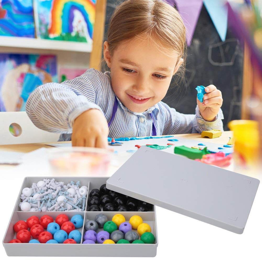 140-teiliger Molekülmodellbausatz für organische Chemie, Kugel- und Stabmodell zum Lernen von Kindern