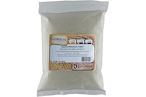 Organic Light Dried Malt Extract Powder - Best Maltoferm 10001 for Mycology