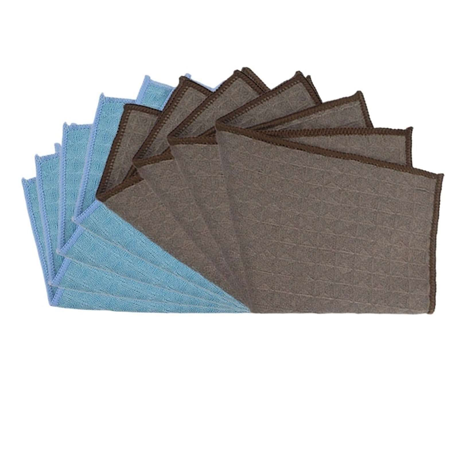 Paño para Barista Toalla de Limpieza Barista for cafetería, Bar, Cocina, hogar, Toallas súper absorbentes(Blue,10pcs)