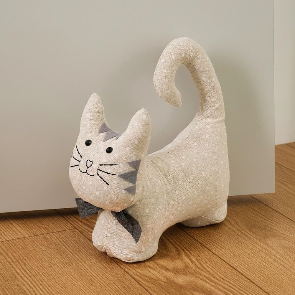 Simpatico fermaporta a forma di gatto 3D: protezione silenziosa e decorazione elegante per la casa