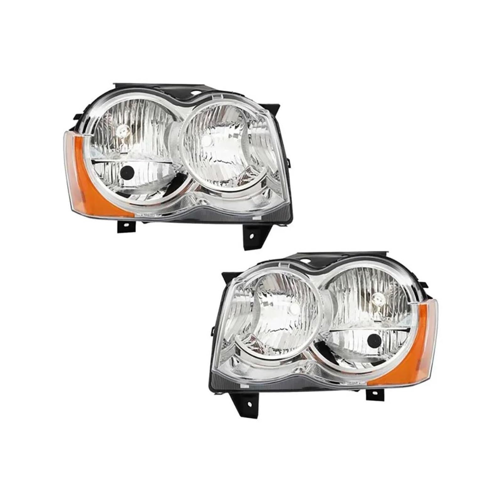 Faro Delantero Coche para Jeep para Grand para Cherokee 2008 2009 2010 Sin Lámpara Faro Delantero De Coche Faros Delanteros