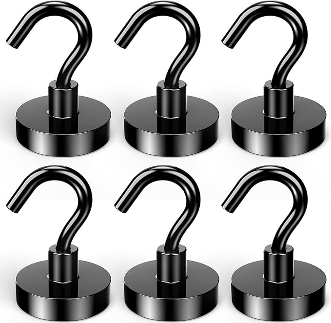 Lictin 6 Pack Hooks, 80lb+ Extra Strong with Hook for