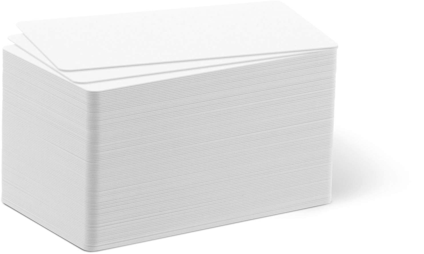 Durable 891402 Carte plastique vierge fine pour Imprimante Duracard ID300 Blanc - Pack de 100 - 891402