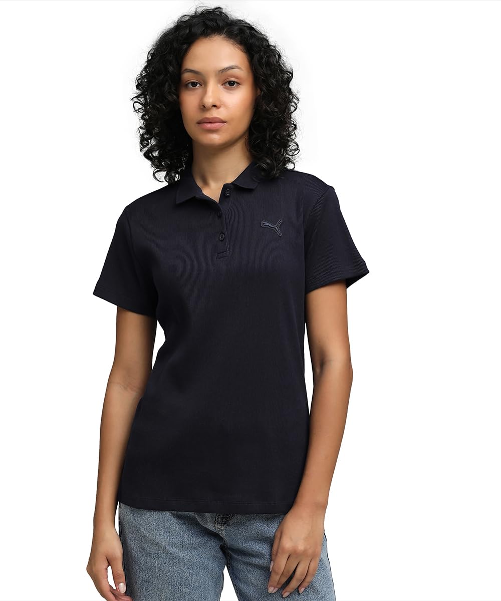 Puma Women's Solid Regular Fit Polos-picture-46