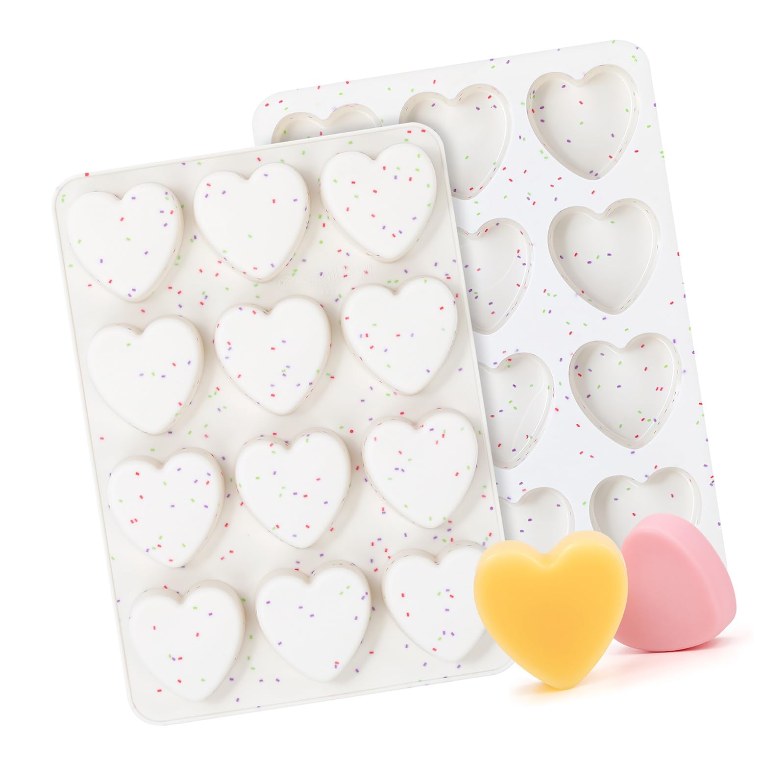 Xjdzineq Shape Mousses Cake Mold Food Grade Silicone Chocolate Dessert Baking Family Gathering Bakeware Heart Baking Molds