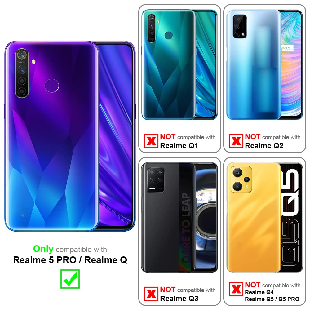 Cadorabo Handyhülle Für Realme 7 5G – Klappcover Mit Blumen Design, Kartenfach & Standfunktion