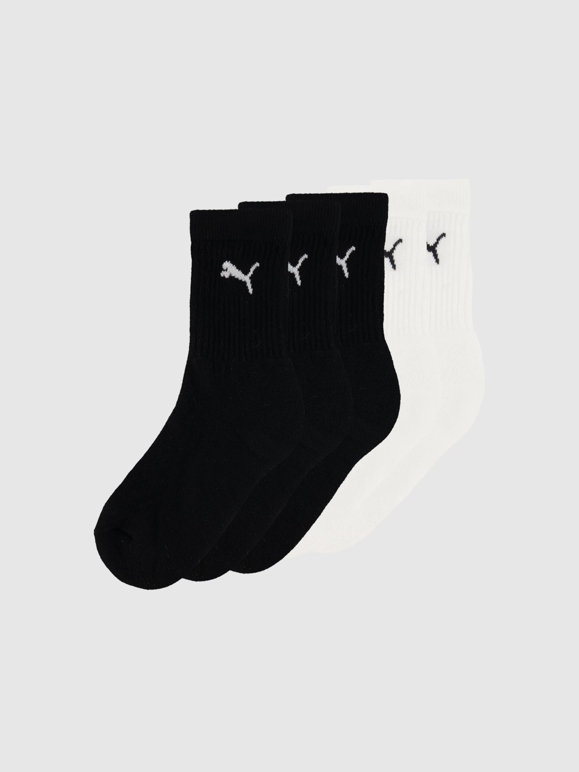 PUMA Crew Calzini Unisex - Bambini e ragazzi (Pacco da 5)