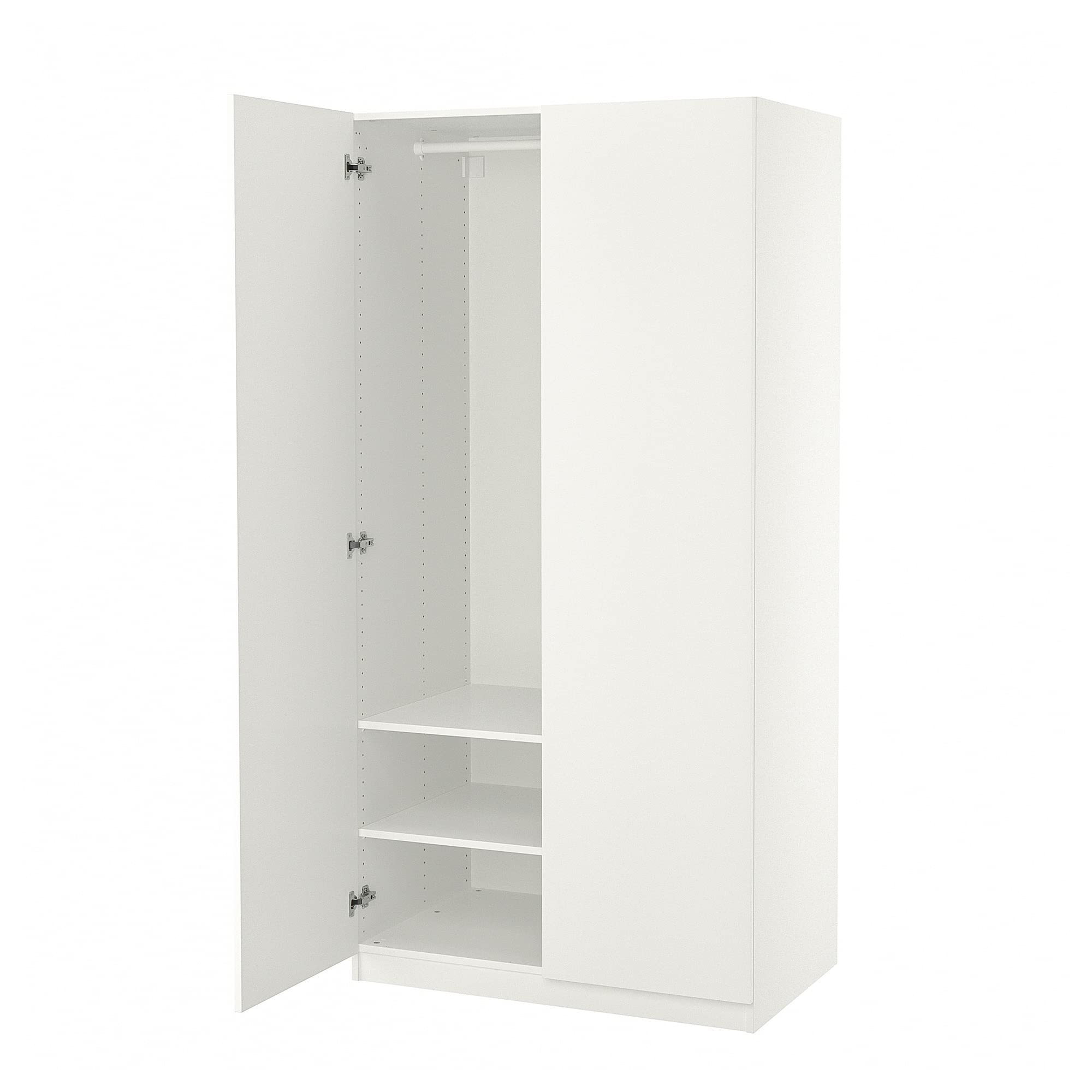 Ikea PAX/FORSAND Wardrobe 100 x 60 x 201 cm White : Amazon.de