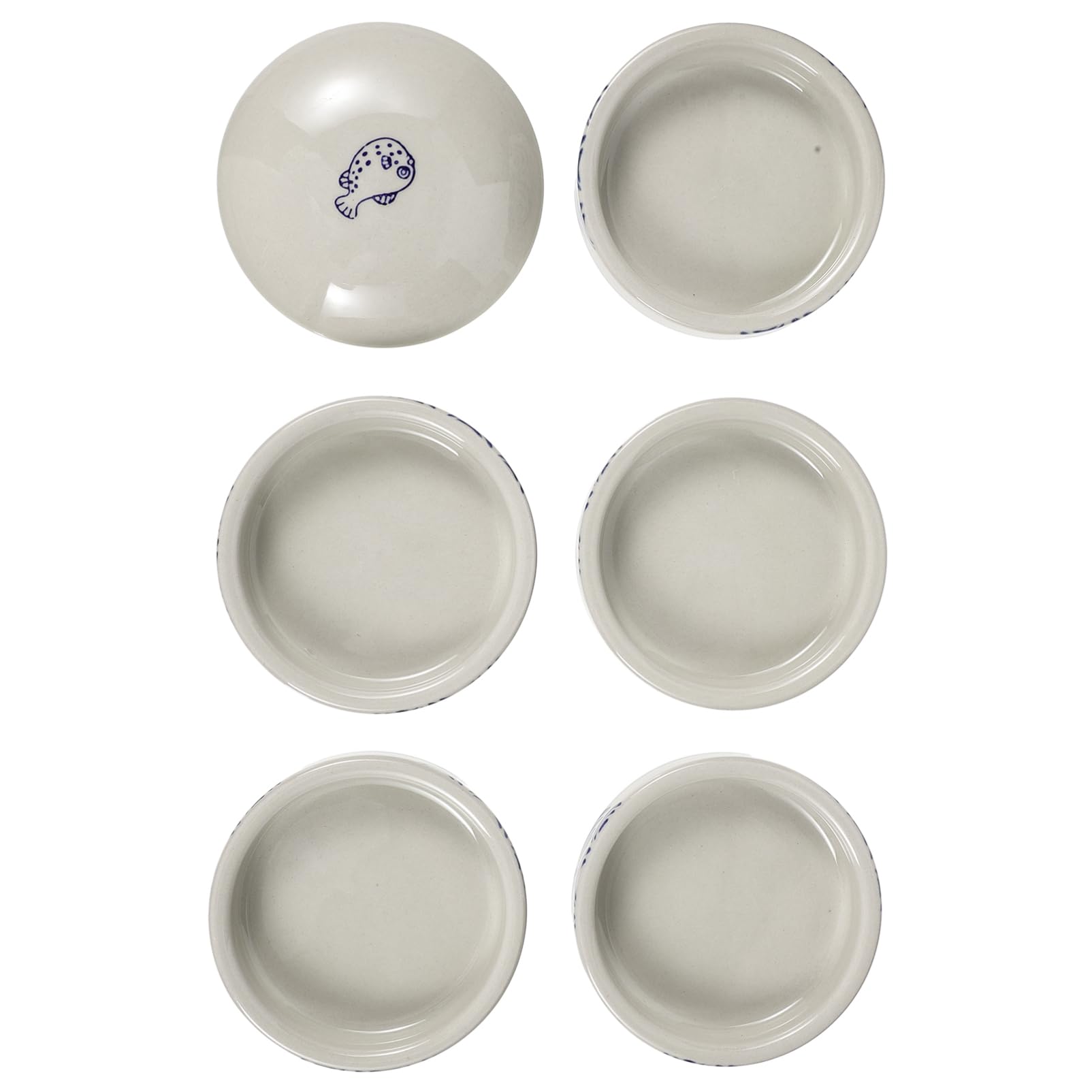 Housoutil Elegant 5-Layer Ceramic Paint Palettes Pigment Mixing Trays Watercolor Mixing Tools for Artists Art Lovers