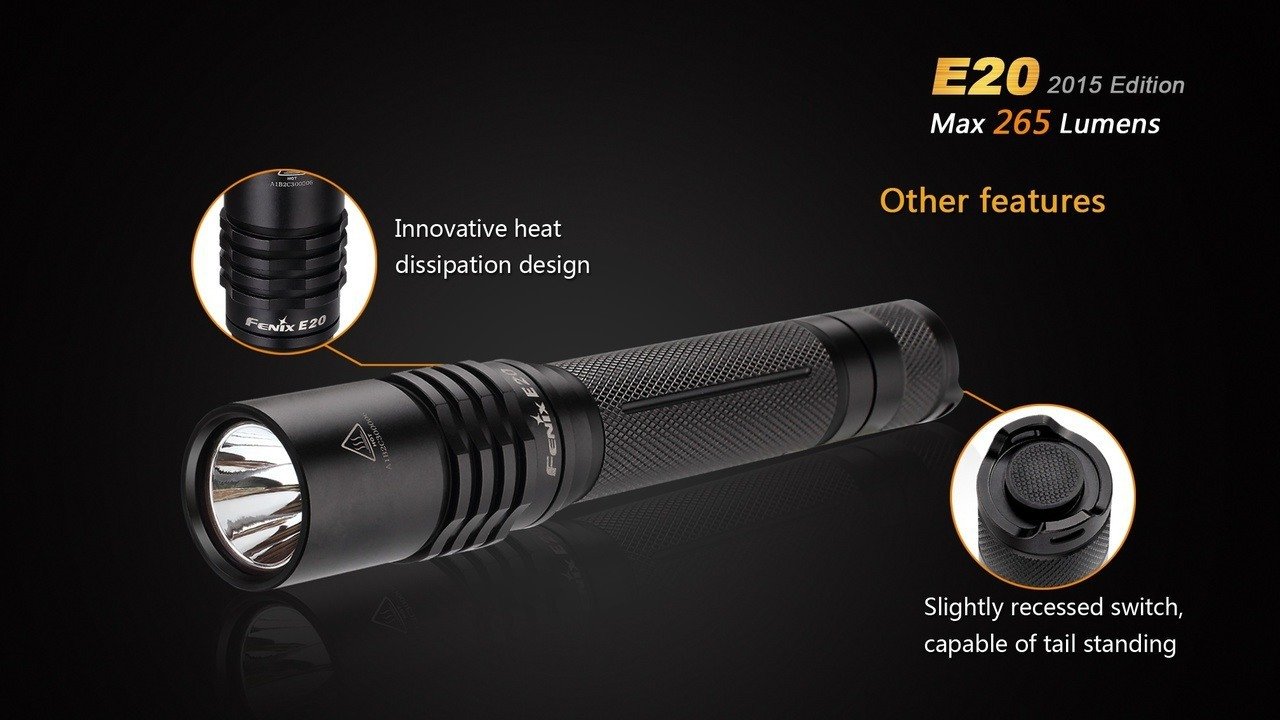 edisonbright fenix 2015 led flashlight Amazon.com: Fenix E20 2015 265 Lumen XP-E2 LED Tactical Flashlight with Two  NiMH Rechargeable AA Batteries, Charger & Two EdisonBright AA Alkaline  Batteries : Tools & Home Improvement