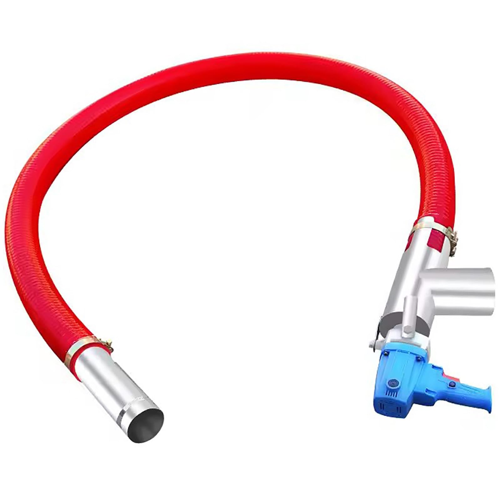 Trasportatore a coclea di aspirazione per cemento, grano, fertilizzante, ghiaia - 100-200 kg/min - lunghezza 1.5M