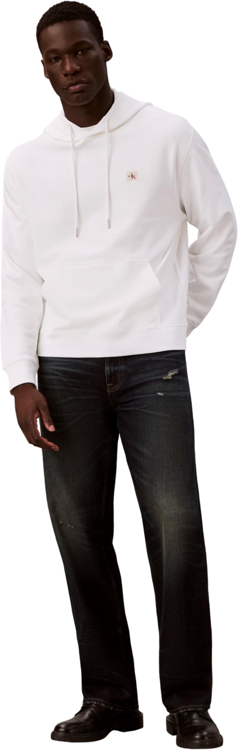Calvin Klein Bluzy Mężczyźni 400gsm Terry Badge Hoodie Lv04rc274g