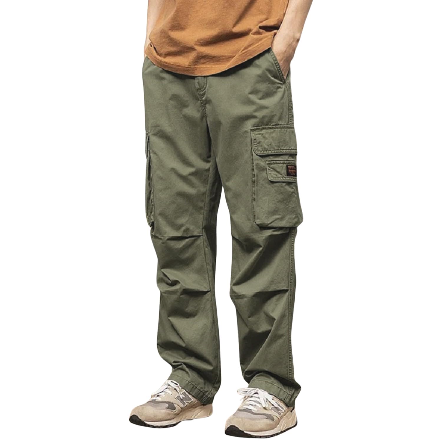 wereflex Cargo for Men || Cotton Cargo Pant || Drawstring Waist Pant (Also Available in Plus Sizes) (W-Cargo-113-116)-picture-17