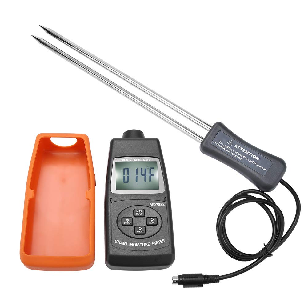 Grain MoistureMeters, MD7822 Digital LCD Screen Grain Moisture Meter