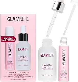 Glamnetic Brush On Nail Glue & Press On Nail Remover Duo | 2 Full Size Kit