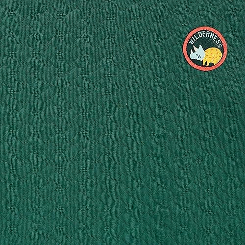 Image of miniklub Boys Green Solid Sweatshirt